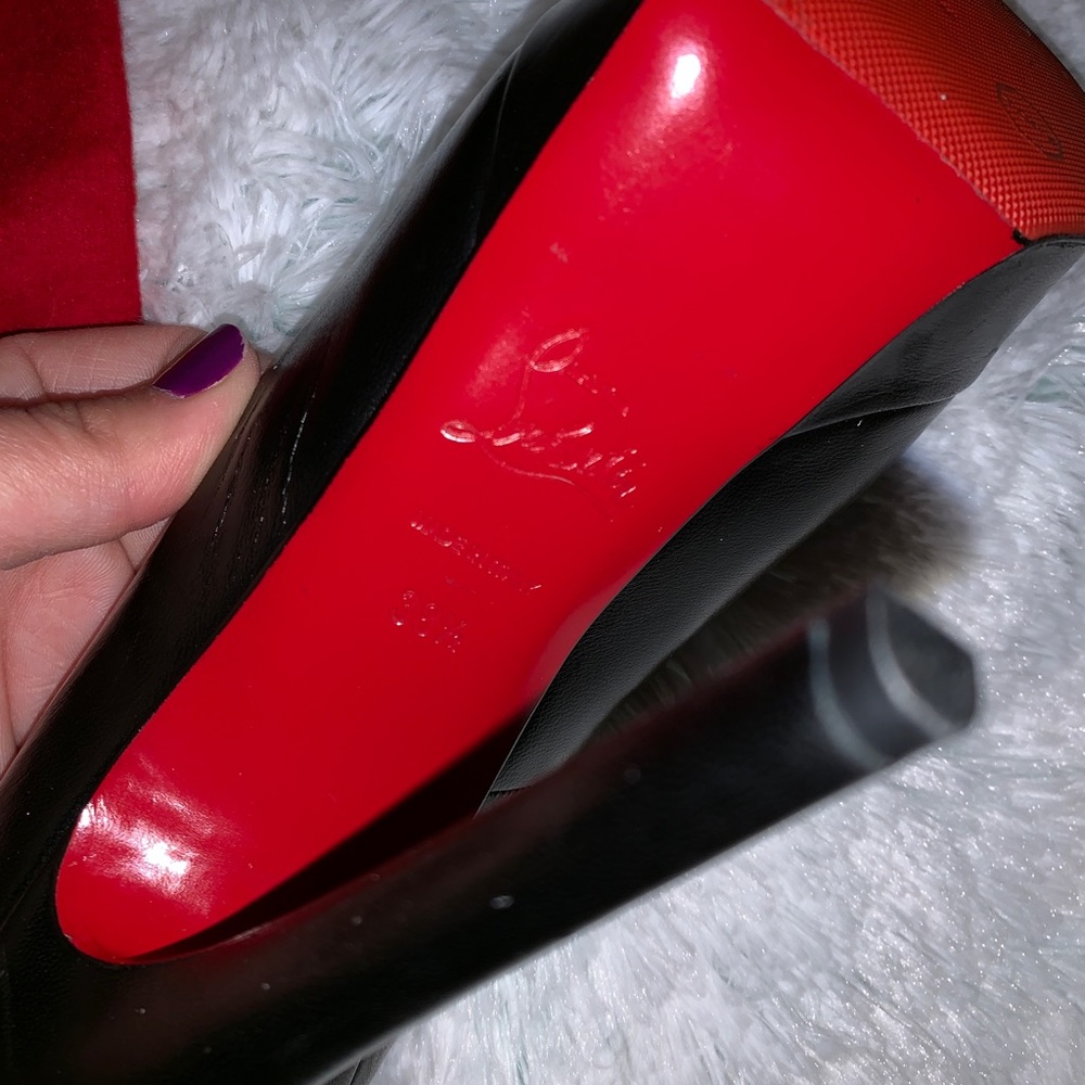Christian Louboutin Black Bianca 140 heels 🥰 - Picture 4 of 8